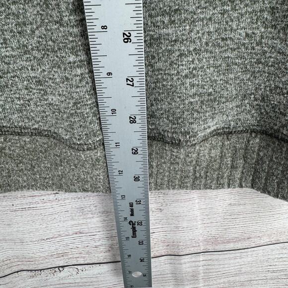 Saturday Sunday Anthropologie Cold Shoulder Sweater Womens XL Heathered Gray - Picture 12 of 13